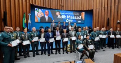 Medalha Adib Massad: ALEMS reconhece valor e dedicação de heróis da segurança pública