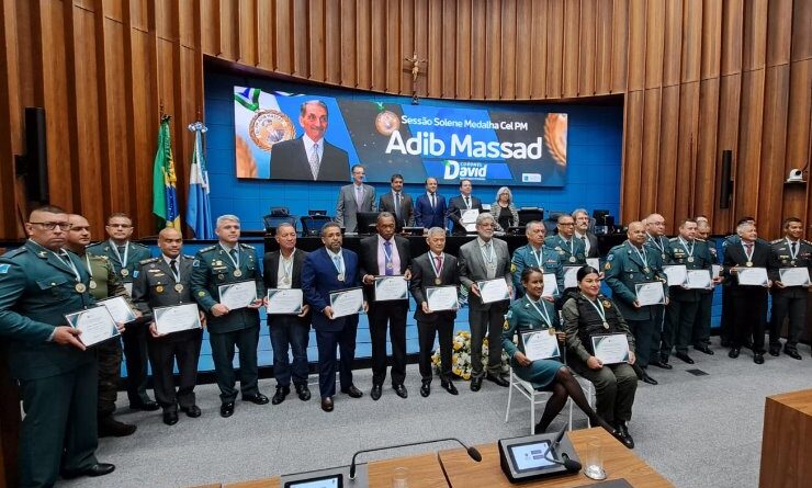 Medalha Adib Massad: ALEMS reconhece valor e dedicação de heróis da segurança pública