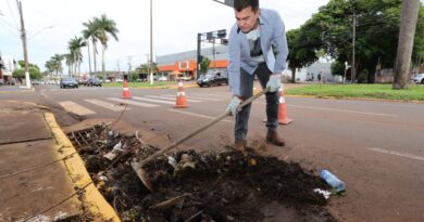 Dourados: Prefeitura amplia limpeza de bueiros para evitar alagamentos no período chuvoso