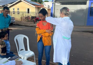 Prefeitura de Jateí coloca Saúde na rua para vacinar contra a gripe e outras doenças que podem até matar