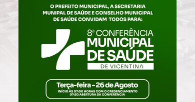Atender no presente e planejar o futuro: Saúde de Vicentina realiza sua conferência municipal