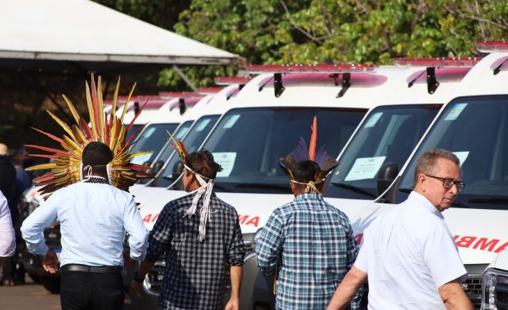 Saúde indígena recebe novas ambulâncias para atendimento em MS