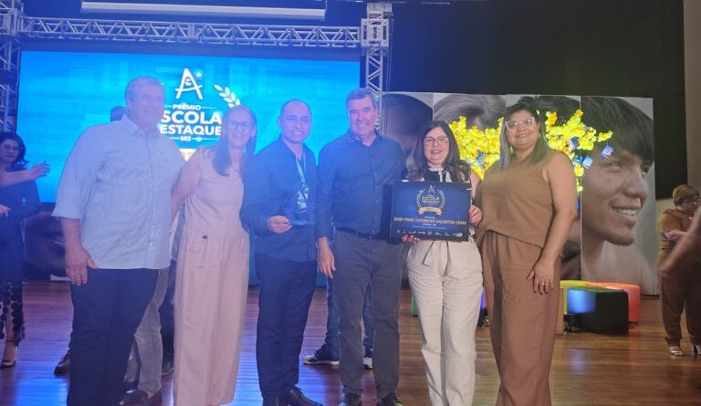 Em Naviraí, Escola Diomedes Valentim Cerri conquista Prêmio Escola Destaque em Alfabetização