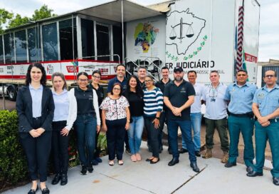 Carreta da Justiça estaciona em Jateí e faz mais de 200 atendimentos