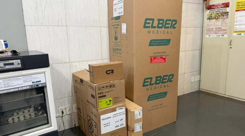 Vicentina investe na prevenção em saúde e garante estrutura de conservação à sala de vacinas