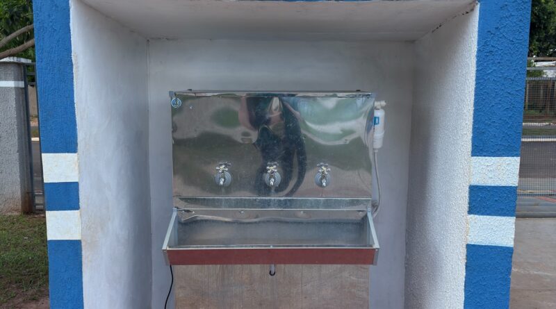 Em Jateí, Prefeitura instala bebedouros de água em locais públicos