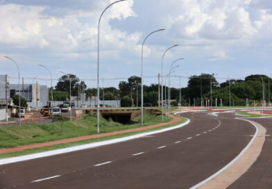 Em Dourados, Prefeitura faz intervenções na rua Aziz Rasselen e modifica tráfego na região