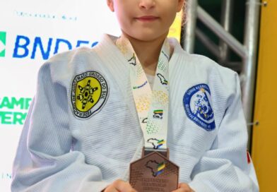 Maria Teresa, de Vicentina, conquista o bronze no Brasileiro de Judô para o MS