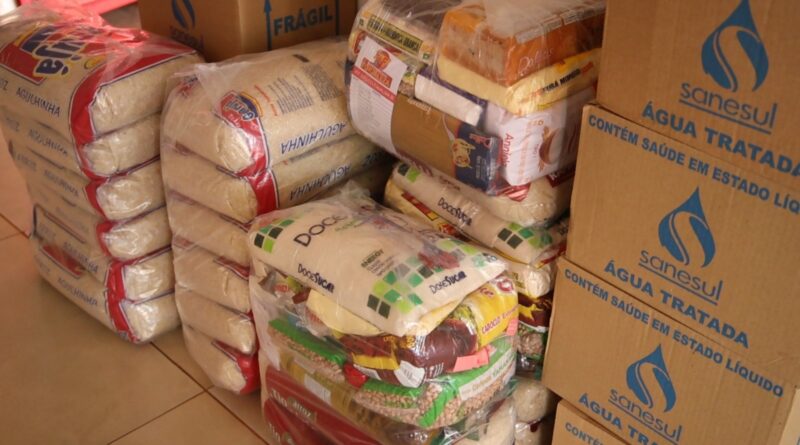 Comitê emergencial já arrecadou mais de  uma tonelada de alimentos para a Reserva Indígena