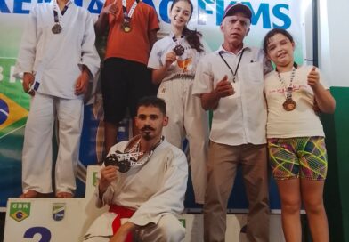 Forte no esporte: Projeto social de Vicentina, karatê garante cinco pódios em Sidrolândia
