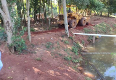 Prefeitura combate erosão e avança na revitalização do Sitio Ecológico de Jateí