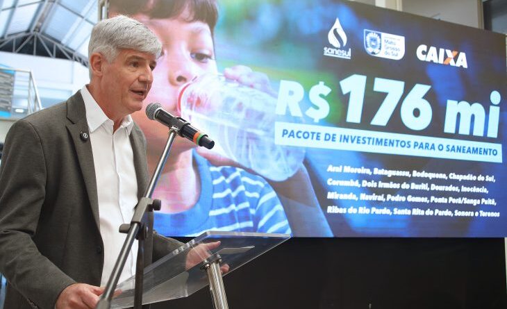 Governo e Sanesul anunciam R$176 milhões para ampliar e modernizar abastecimento de água em 16 cidades