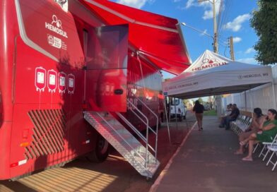 Ônibus do Hemosul aproxima doadores da rede de sangue em MS