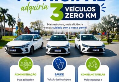 Prefeitura de Jateí anuncia aquisição de mais três veículos para frota municipal