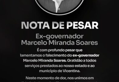 Vicentina: Gestão emite pesar pelo falecimento do governador que assinou lei de sua independência