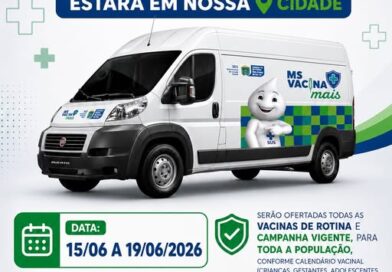 Vacinamóvel vai estacionar em Jateí para imunizar população e prevenir doenças