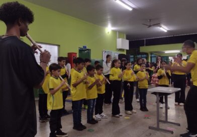 Flauta doce: Em Jateí, projeto soprou sons da história e colocou mais sonoridade na Escola Aberta