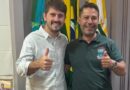 Vicentina: Com presidente Thales, da Assomasul, prefeito Cléber discute fortalecimento dos municípios