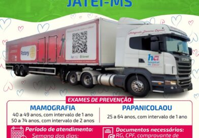 Prevenção ao câncer: Jateí vai receber Carreta do Hospital de Amor em agosto