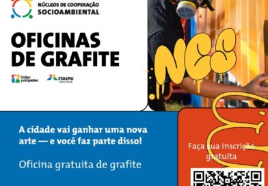 Com arte de expressão, Vicentina realiza oficina gratuita de grafite