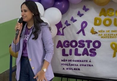 Assistência e Saúde de Vicentina promovem acolhimento e luta no Agosto Lilás e Dourado