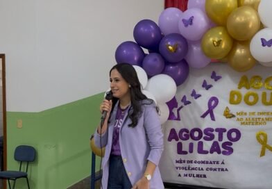 Assistência e Saúde de Vicentina promovem acolhimento e luta no Agosto Lilás e Dourado