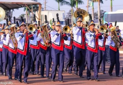 Banda Raio de Luz, de Jateí, é destaque em campeonato estadual com corpo coreográfico e musical