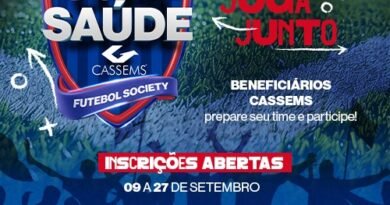 Copa Cassems: inscrições para a 17ª Edição começaram no dia 9 e vão até o dia 27 de setembro