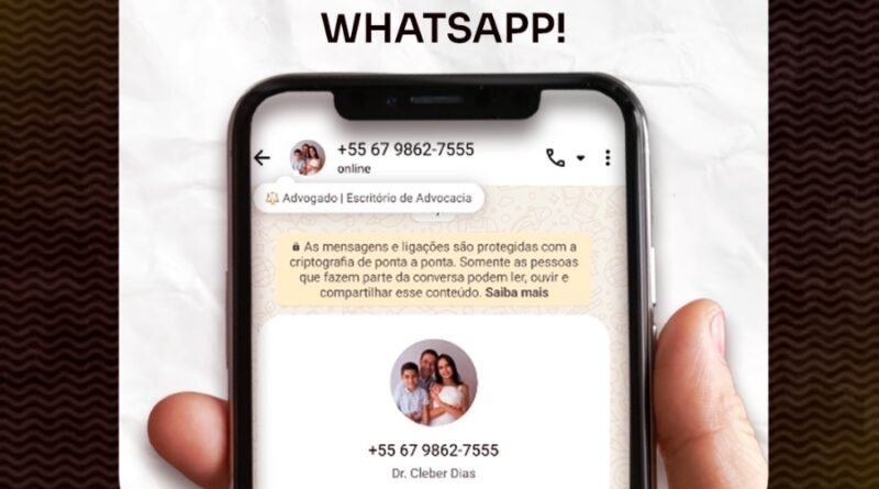 Prefeito Cléber, de Vicentina, alerta sobre golpe usando o seu nome e foto em aplicativo