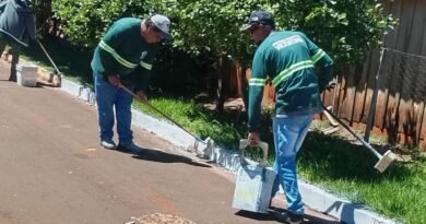 Prefeitura de Vicentina mantém rotina de cuidar da cidade, dos distritos e estradas rurais