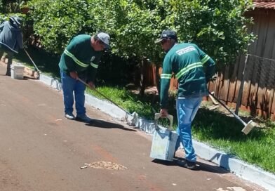 Prefeitura de Vicentina mantém rotina de cuidar da cidade, dos distritos e estradas rurais